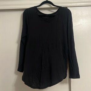 Lululemon LS Lightweight Top Size 12 Black